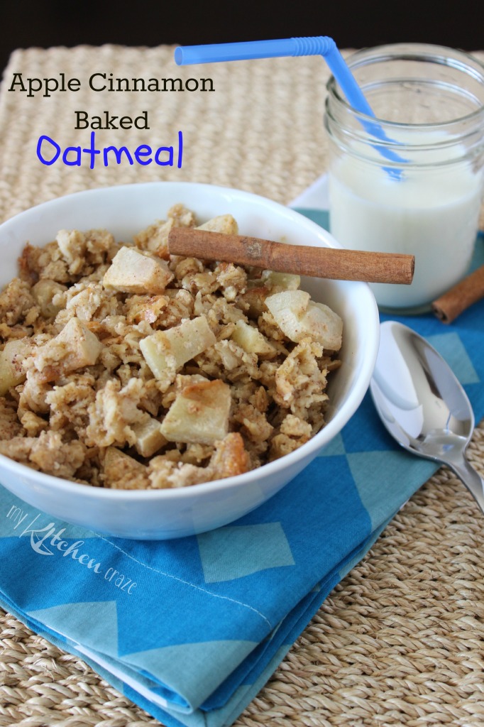 Apple Cinnamon Baked Oatmeal My Kitchen Craze