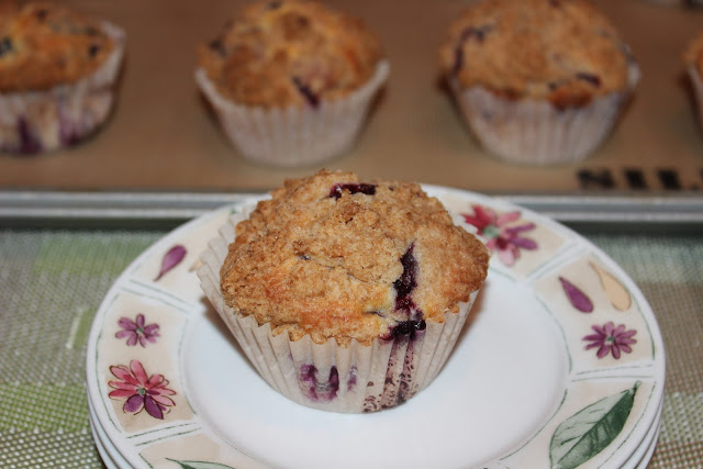 Blueberry Crumb Muffins 