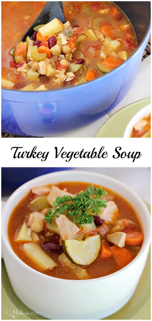 Turkey Vegetable Soup Pinterest