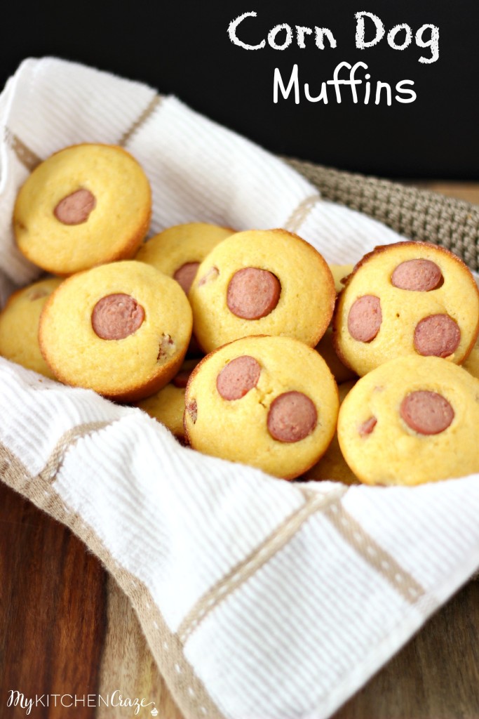 Corn Dog Muffins l My Kitchen Craze 