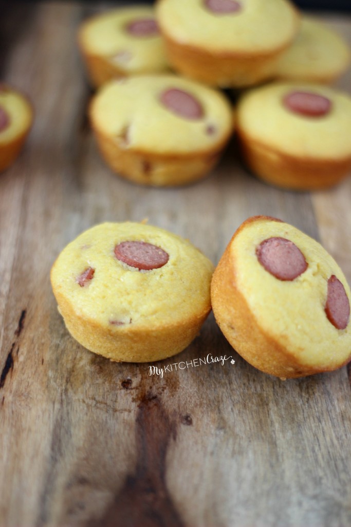 Corn Dog Muffins l My Kitchen Craze 