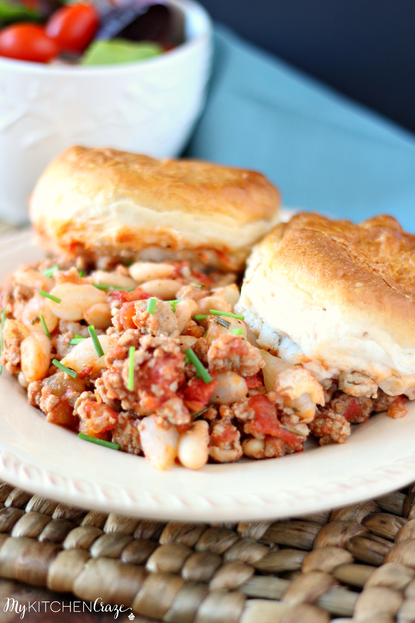 Sausage & White Bean Casserole l My Kitchen Craze l The perfect 30 minute meal that will Wow your family and be on the table in no time! This is a delicious casserole you won't want to miss!