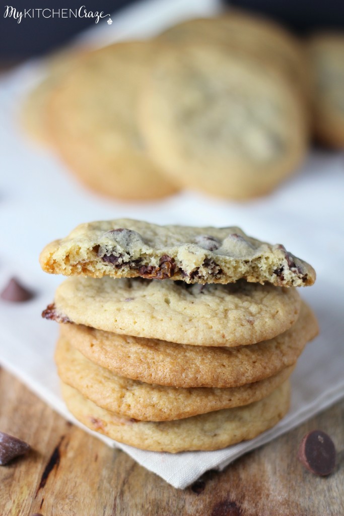 Chocolate Chip Caramel Cookies ~ A delicious chewy cookie filled with chocolate chips and caramel ~ www.mykitchencraze.com