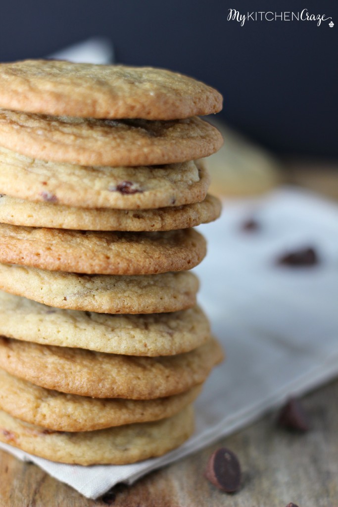 Chocolate Chip Caramel Cookies ~ A delicious chewy cookie filled with chocolate chips and caramel ~ www.mykitchencraze.com