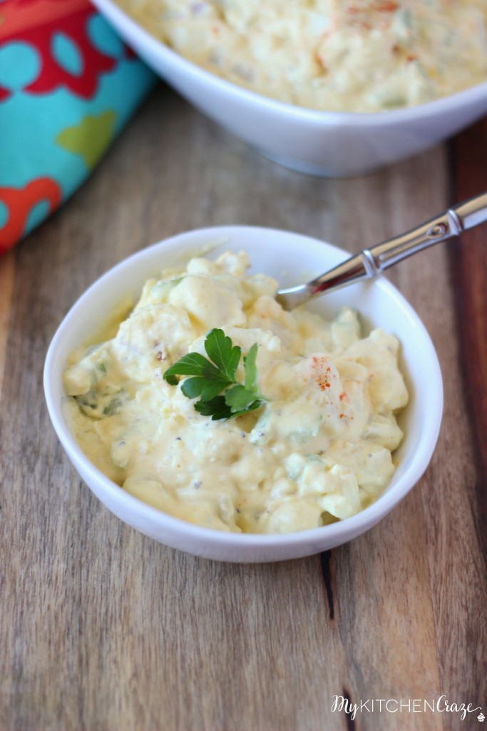 Creamy Potato Salad ~ A traditional, delicious and tasty potato salad, that your family will love! ~ www.mykitchencraze.com