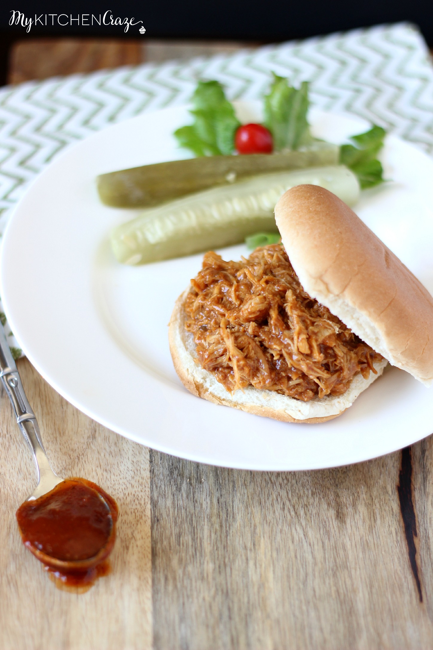 BBQ Pulled Chicken Sliders ~ An American classic, the chicken is slow ...