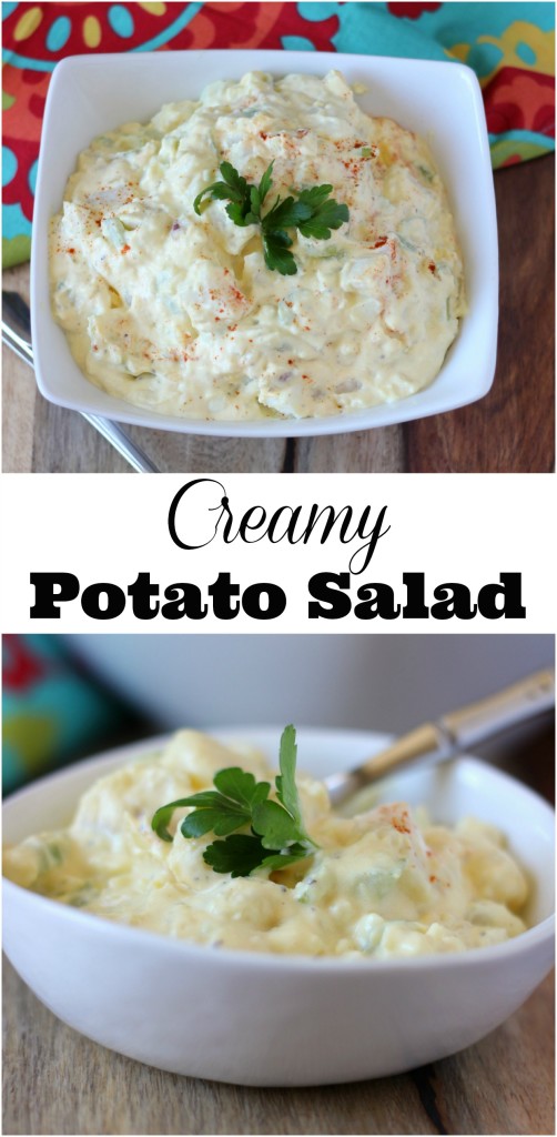 Creamy Potato Salad ~ A traditional, delicious and tasty potato salad, that your family will love! ~ www.mykitchencraze.com