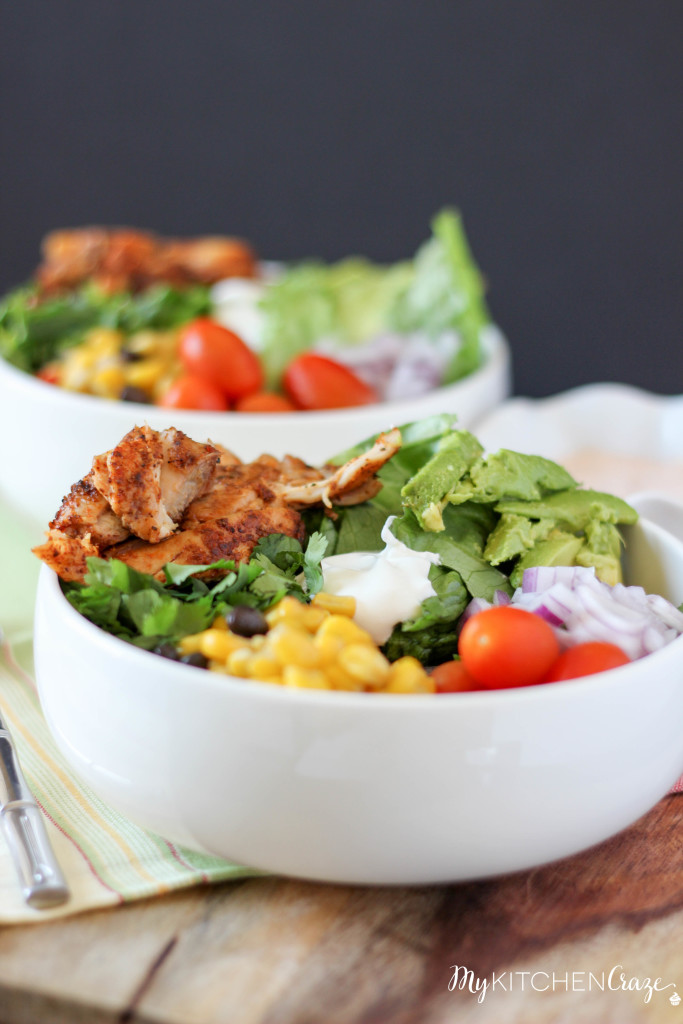 Tex-Mex Chicken Salad ~ www.mykitchencraze.com