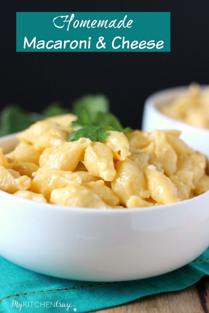 Homemade Macaroni and Cheese ~ All homemade so you can throw those boxes out the door. Made with fresh ingredients and ready in minutes. ~ www.mykitchencraze.com