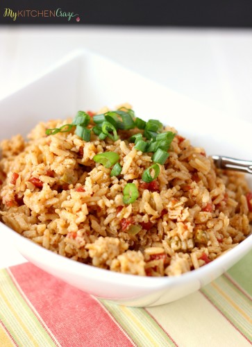 Spanish Rice ~ www.mykitchencraze.com~ This Spanish Rice is quick, easy and delicious!