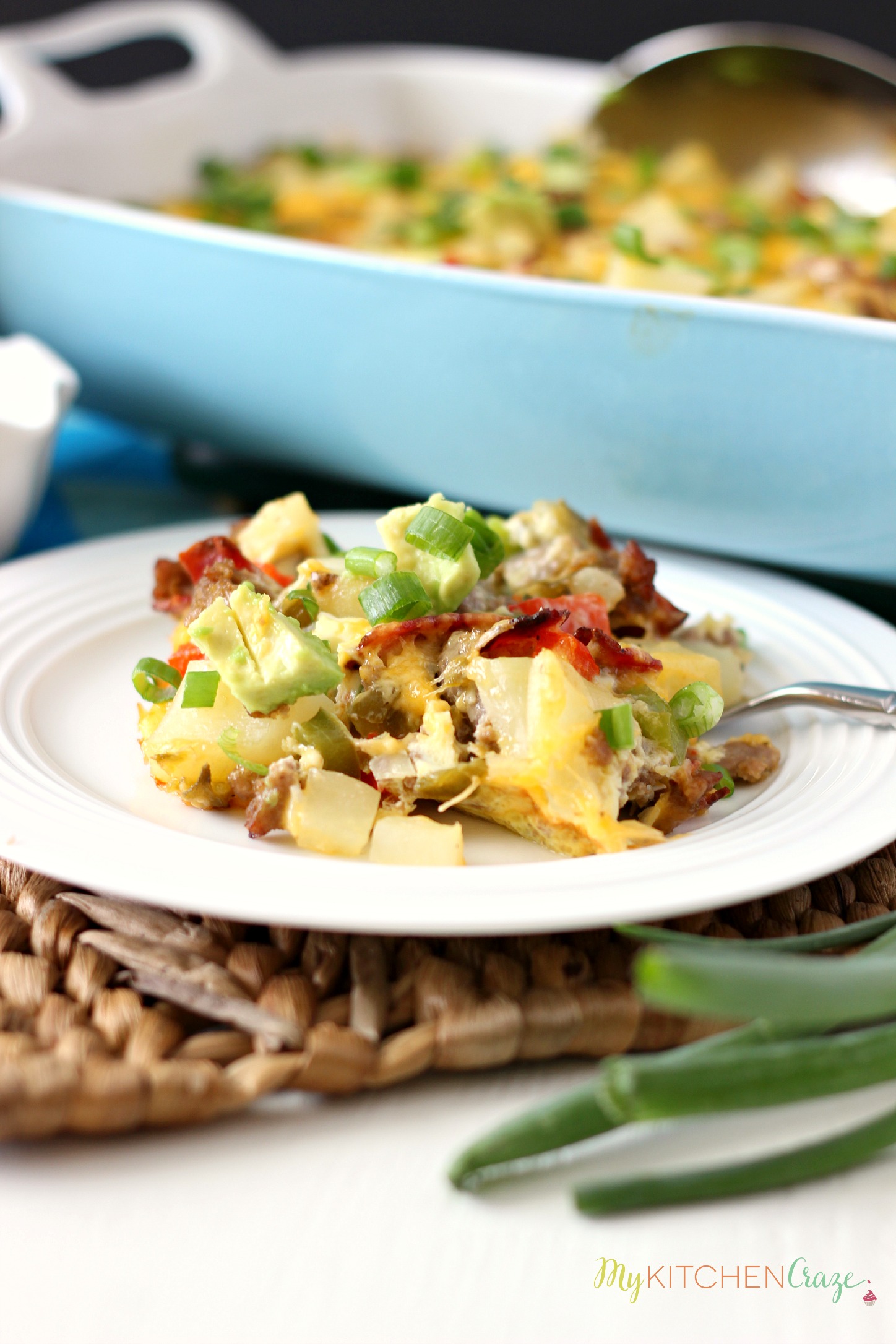 Breakfast Casserole ~ mykitchencraze.com ~ A quick, easy and delicious casserole for those family days!