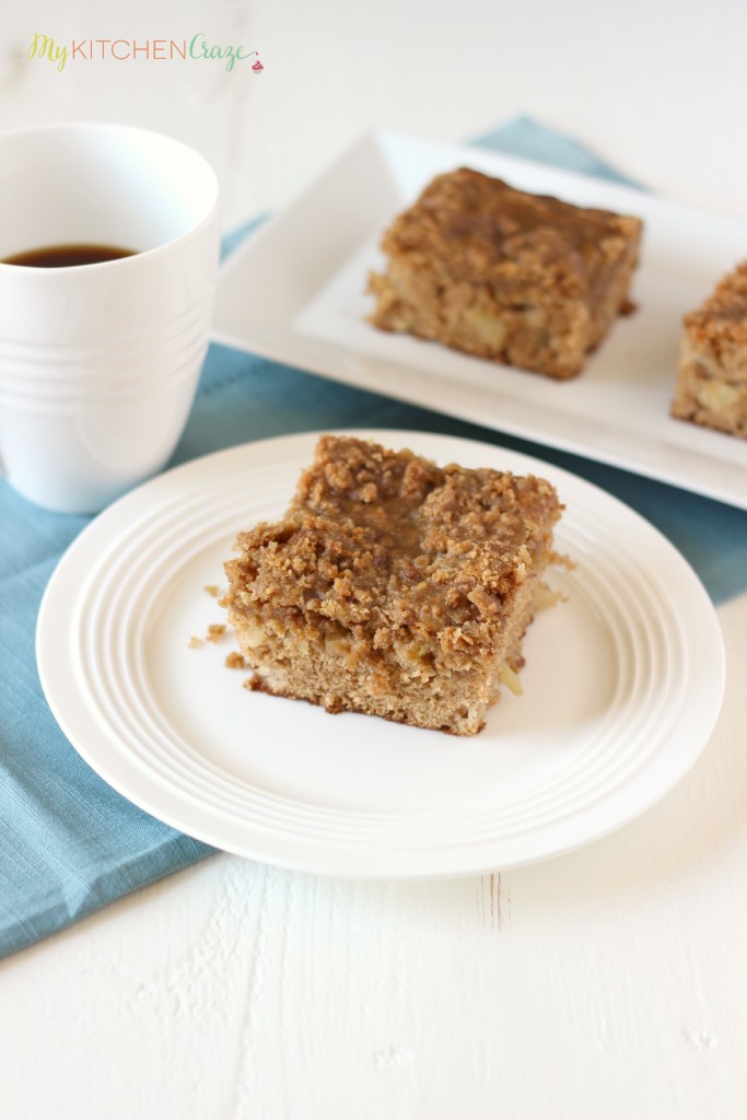 Apple Coffee Cake ~ www.mykitchencraze.com ~ A delicious and moist Apple Coffee Cake.