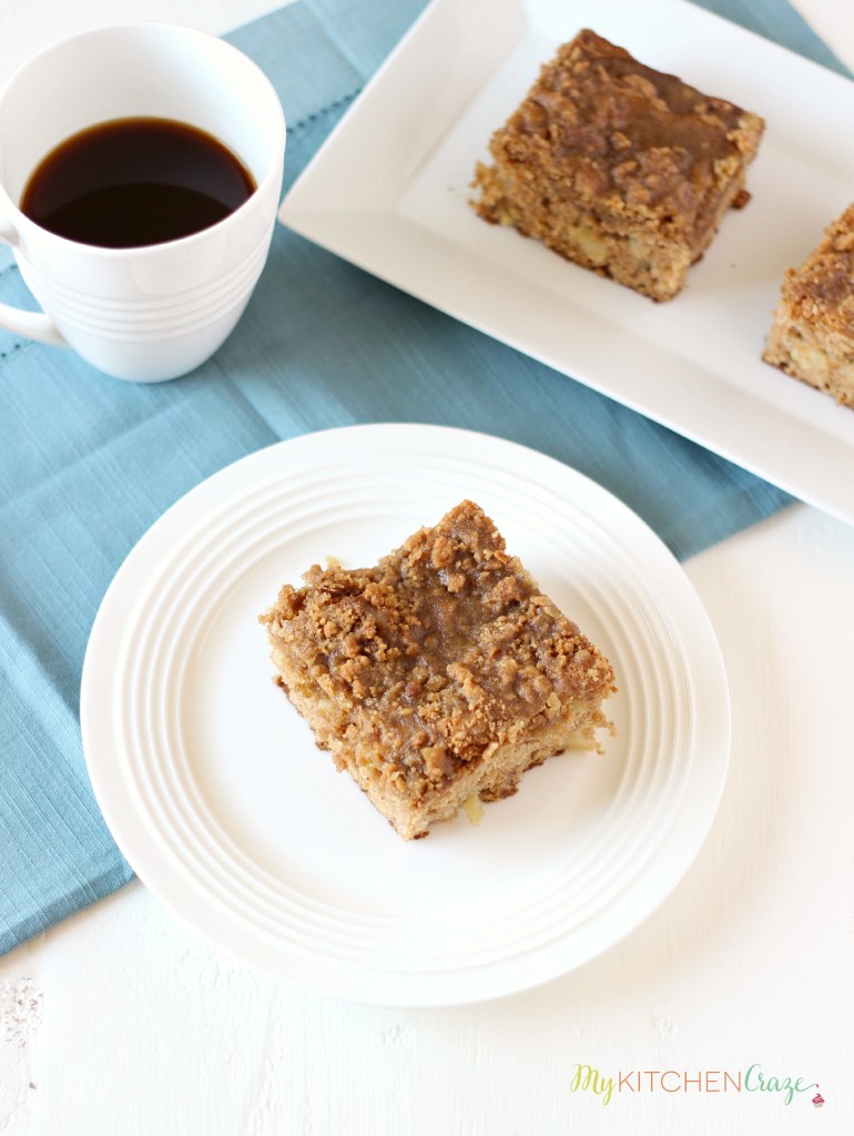 Apple Coffee Cake ~ www.mykitchencraze.com ~ A delicious and moist Apple Coffee Cake.