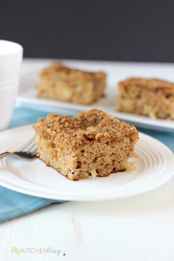 Apple Coffee Cake ~ www.mykitchencraze.com ~ A delicious and moist Apple Coffee Cake.