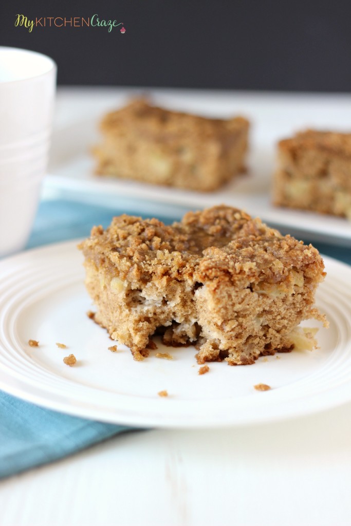 Apple Coffee Cake ~ www.mykitchencraze.com ~ A delicious and moist Apple Coffee Cake.