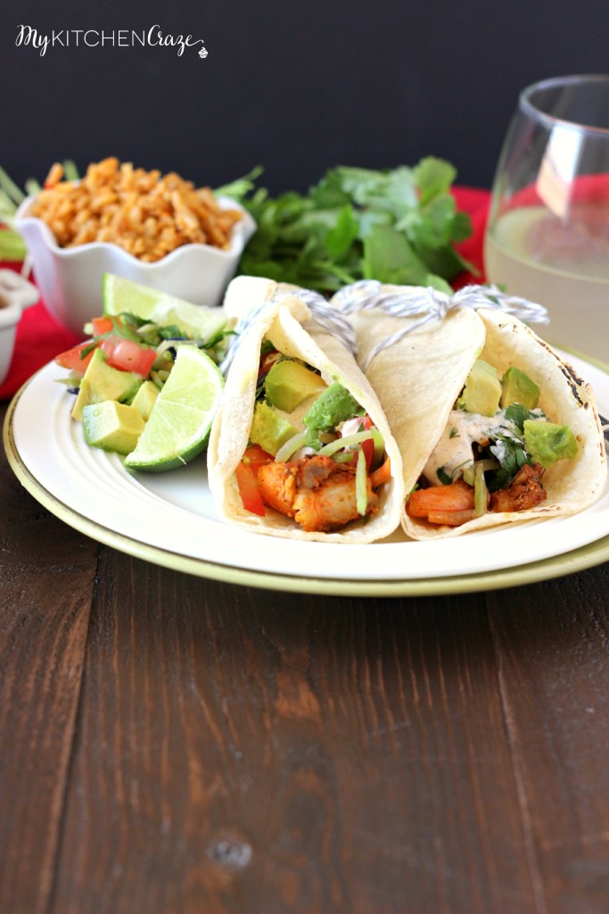 Cajun Shrimp Tacos ~ mykitchencraze.com ~ Delicious and hearty shrimp tacos that every one will love!