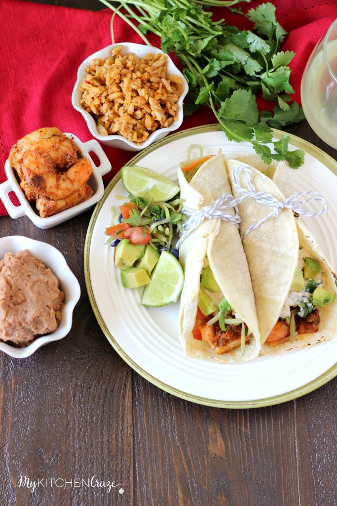 Cajun Shrimp Tacos ~ mykitchencraze.com ~ Delicious and hearty shrimp tacos that every one will love!