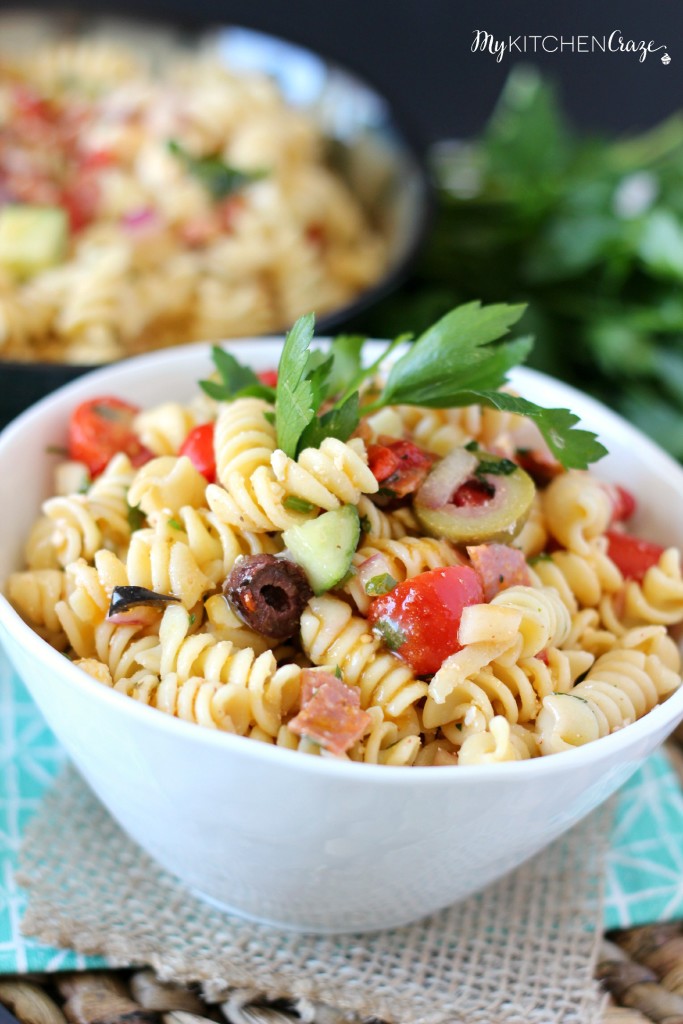 Italian Pasta Salad - My Kitchen Craze