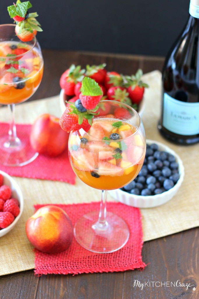 Sparkling Fruit Sangria | Best Holiday Drink Recipes To Spread Festive Cheers With