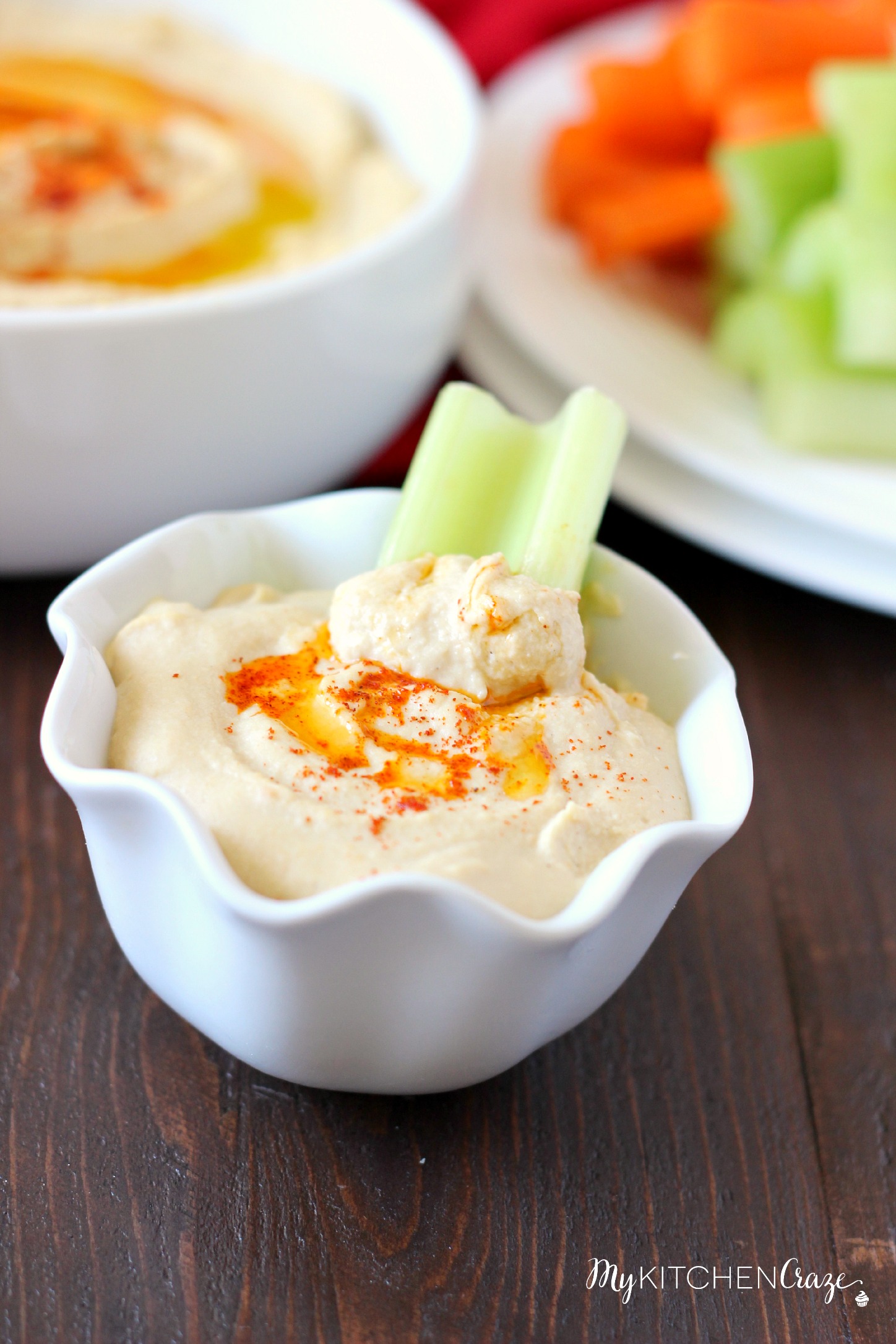 Traditional Hummus ~ mykitchencraze.com ~ A simple and nutritious snack and/or appetizer!