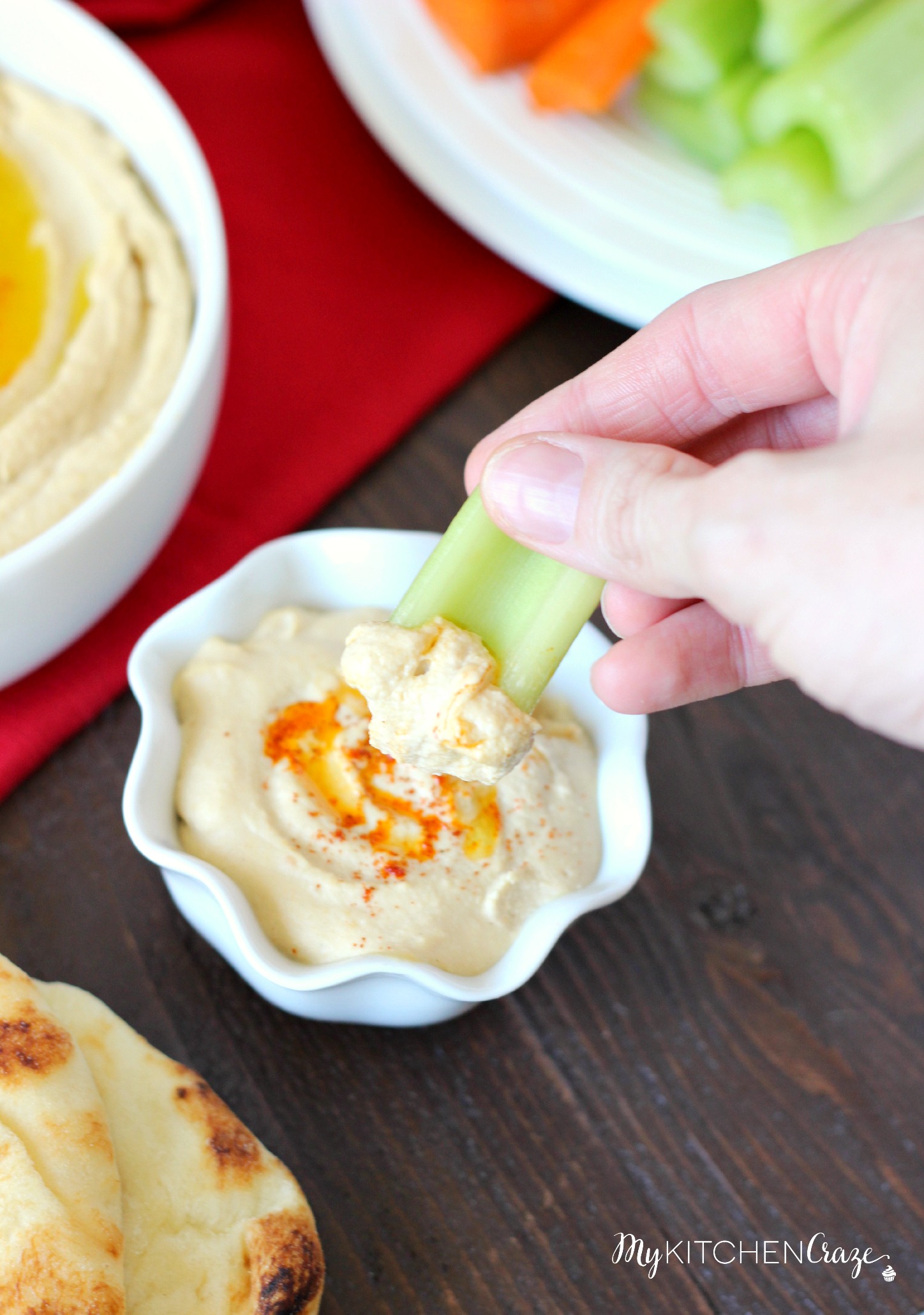 Traditional Hummus ~ mykitchencraze.com ~ A simple and nutritious snack and/or appetizer!