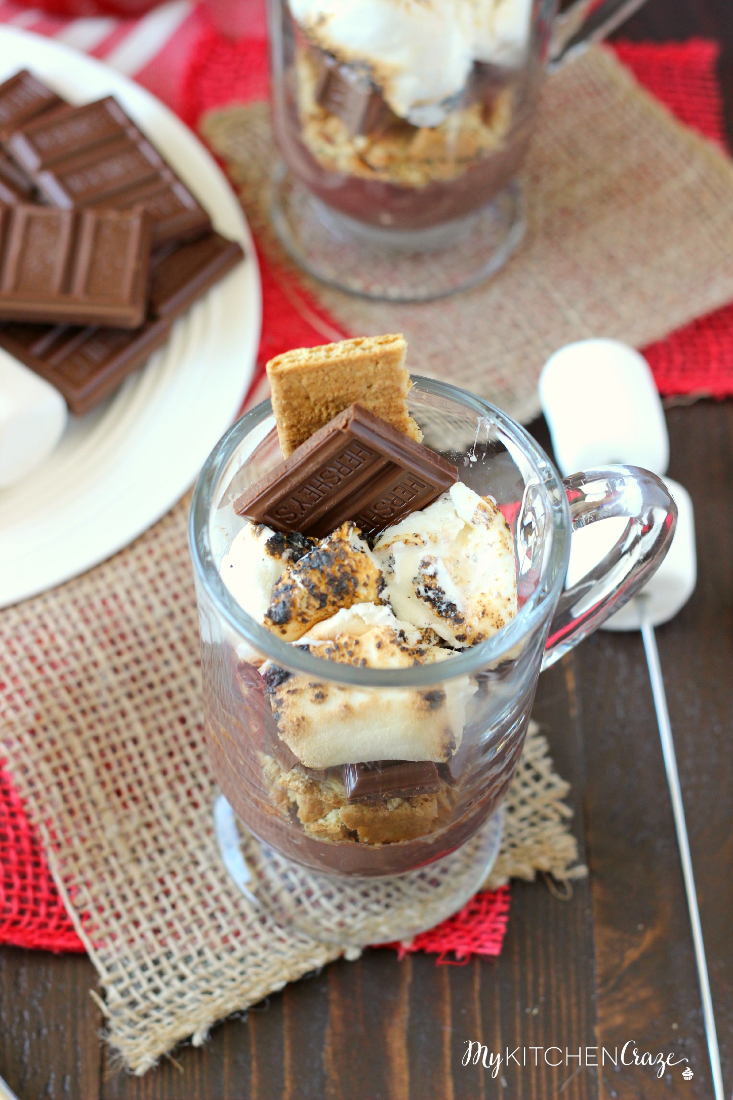 S'mores Pudding Cup ~ mykitchencraze.com ~ #LetsMakeSmores #ad