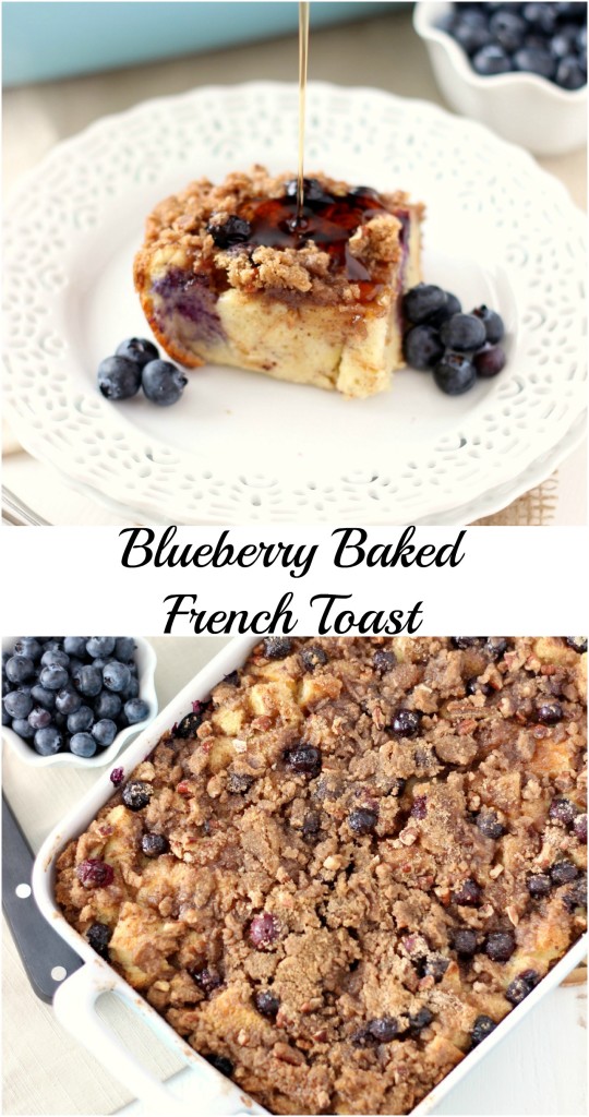Blueberry Baked French Toast ~ mykitchencraze.com