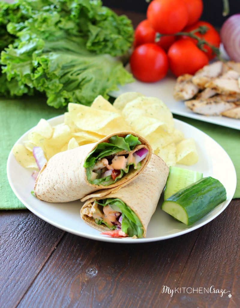 Buffalo Ranch Chicken Wrap My Kitchen Craze