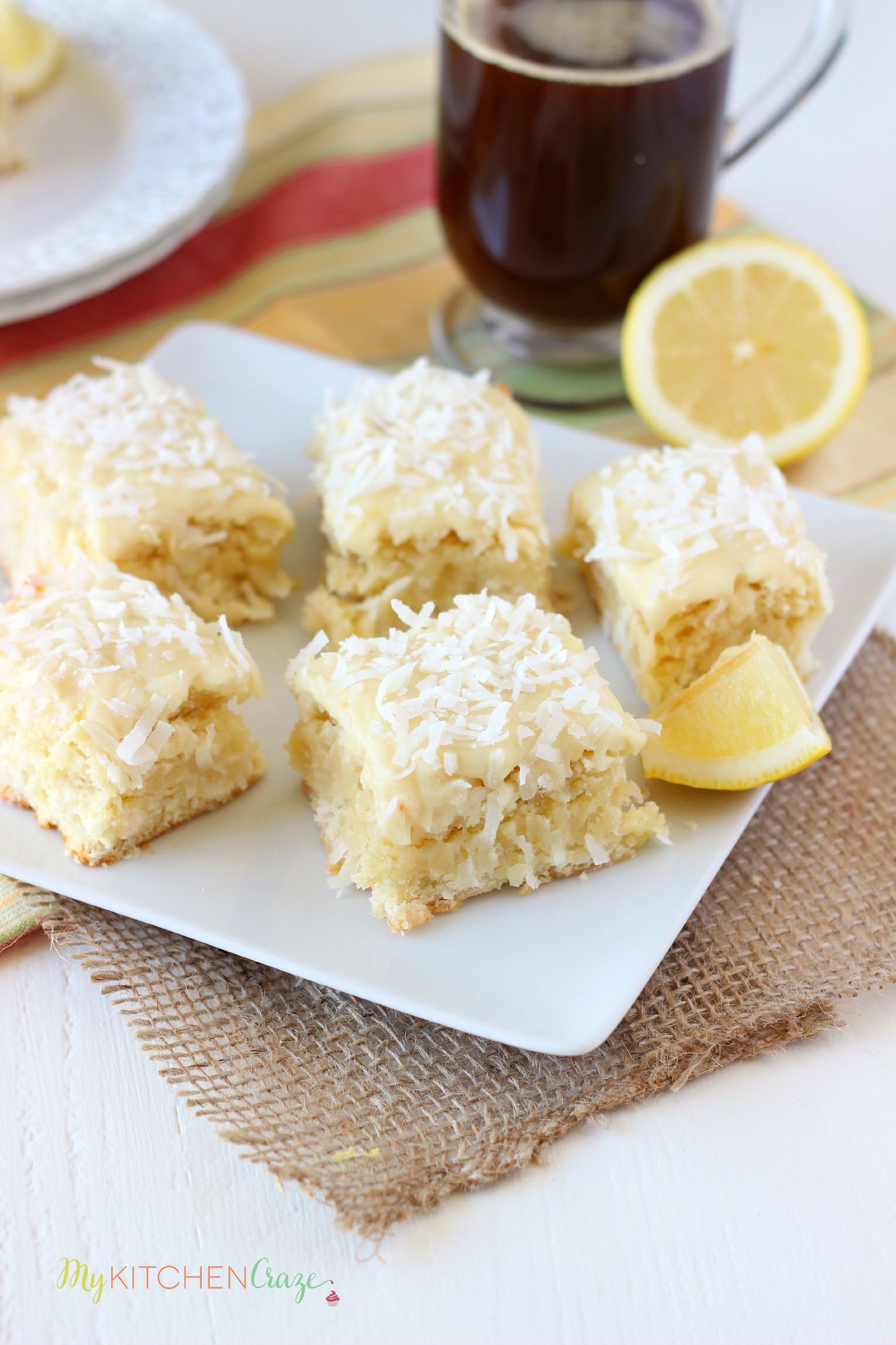 Coconut Lemon Blondies My Kitchen Craze