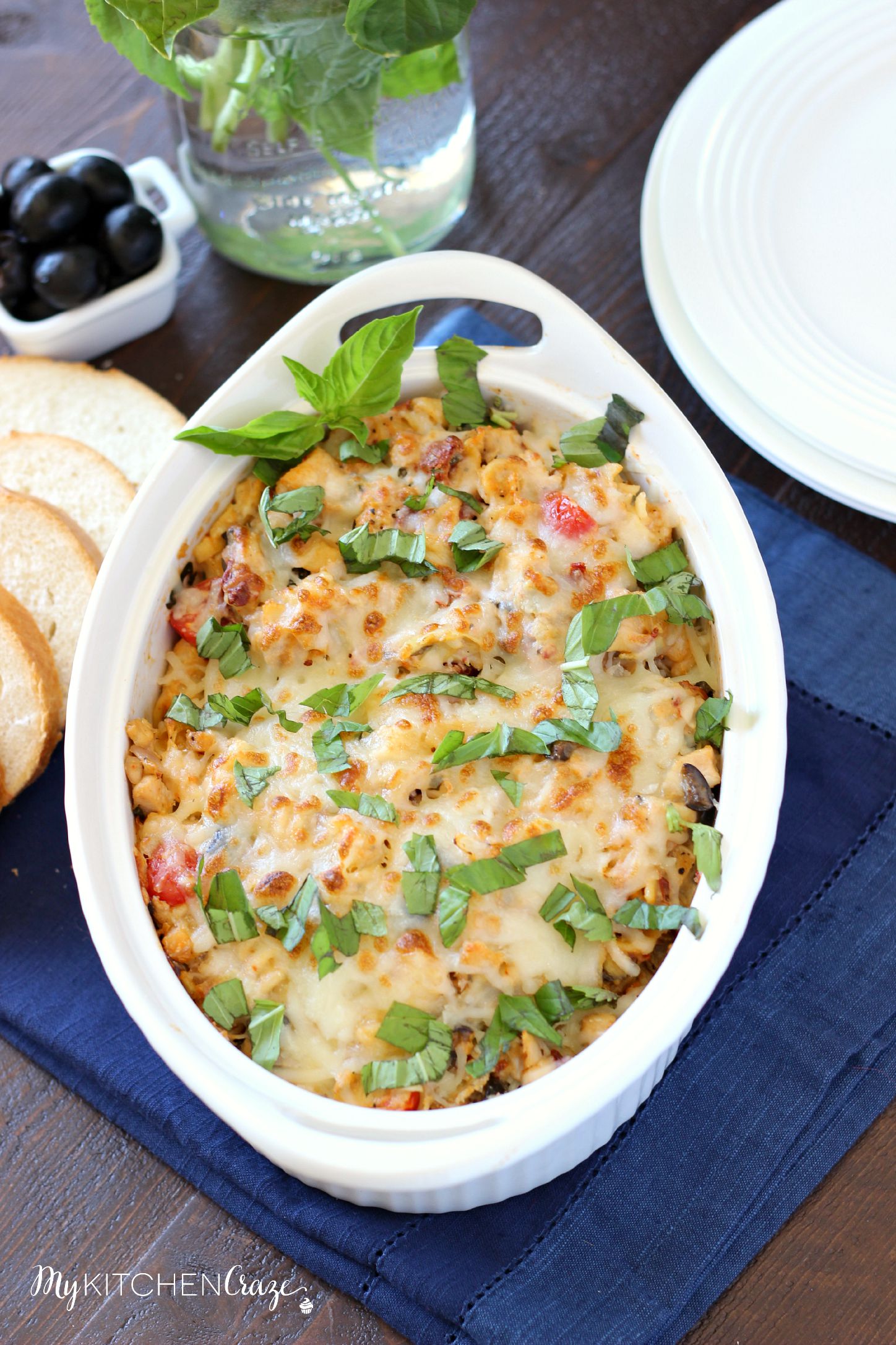 Mediterranean Chicken Pasta Bake My Kitchen Craze