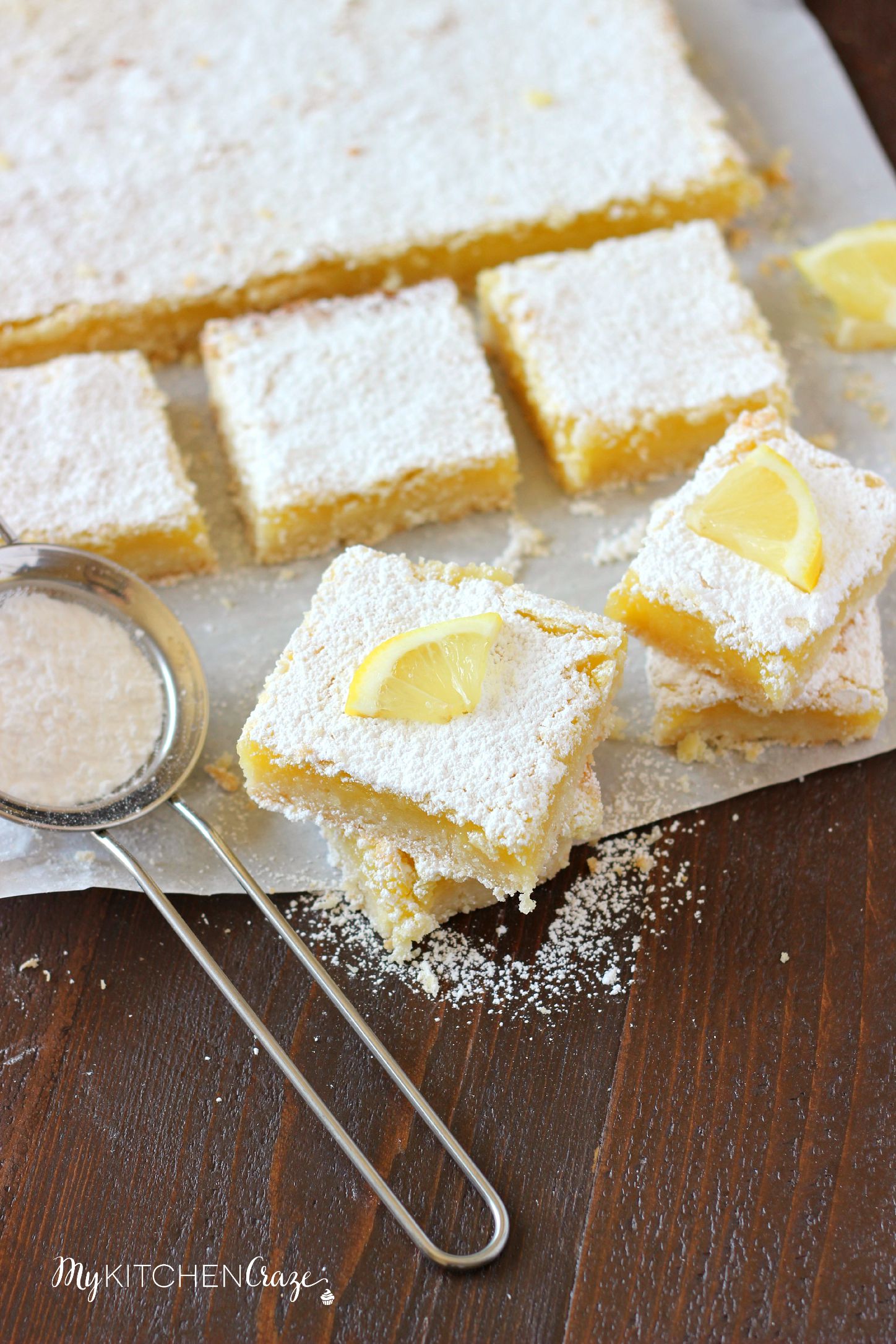 Lemon Bars ~ mykitchencraze.com