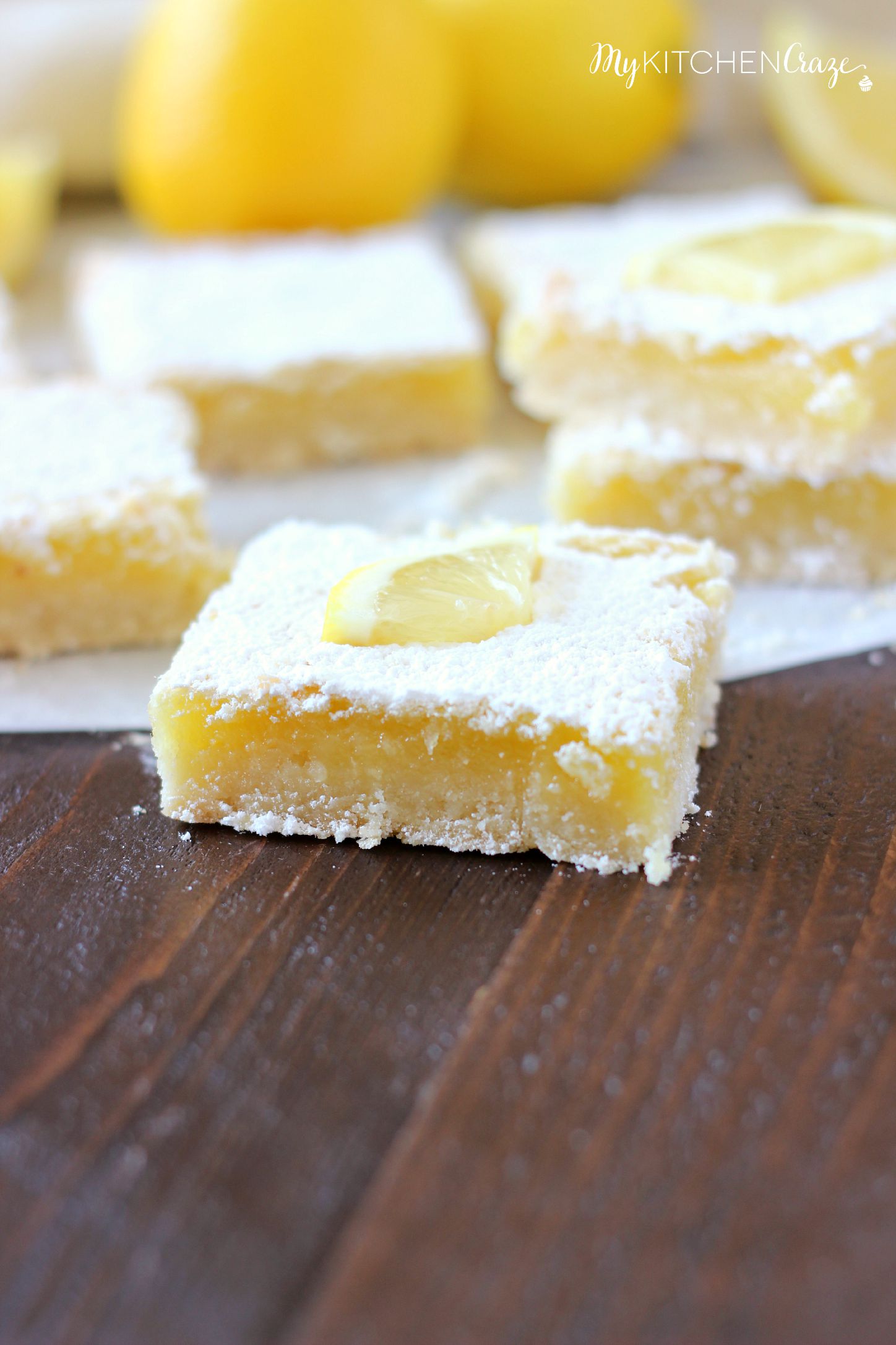 Lemon Bars ~ mykitchencraze.com