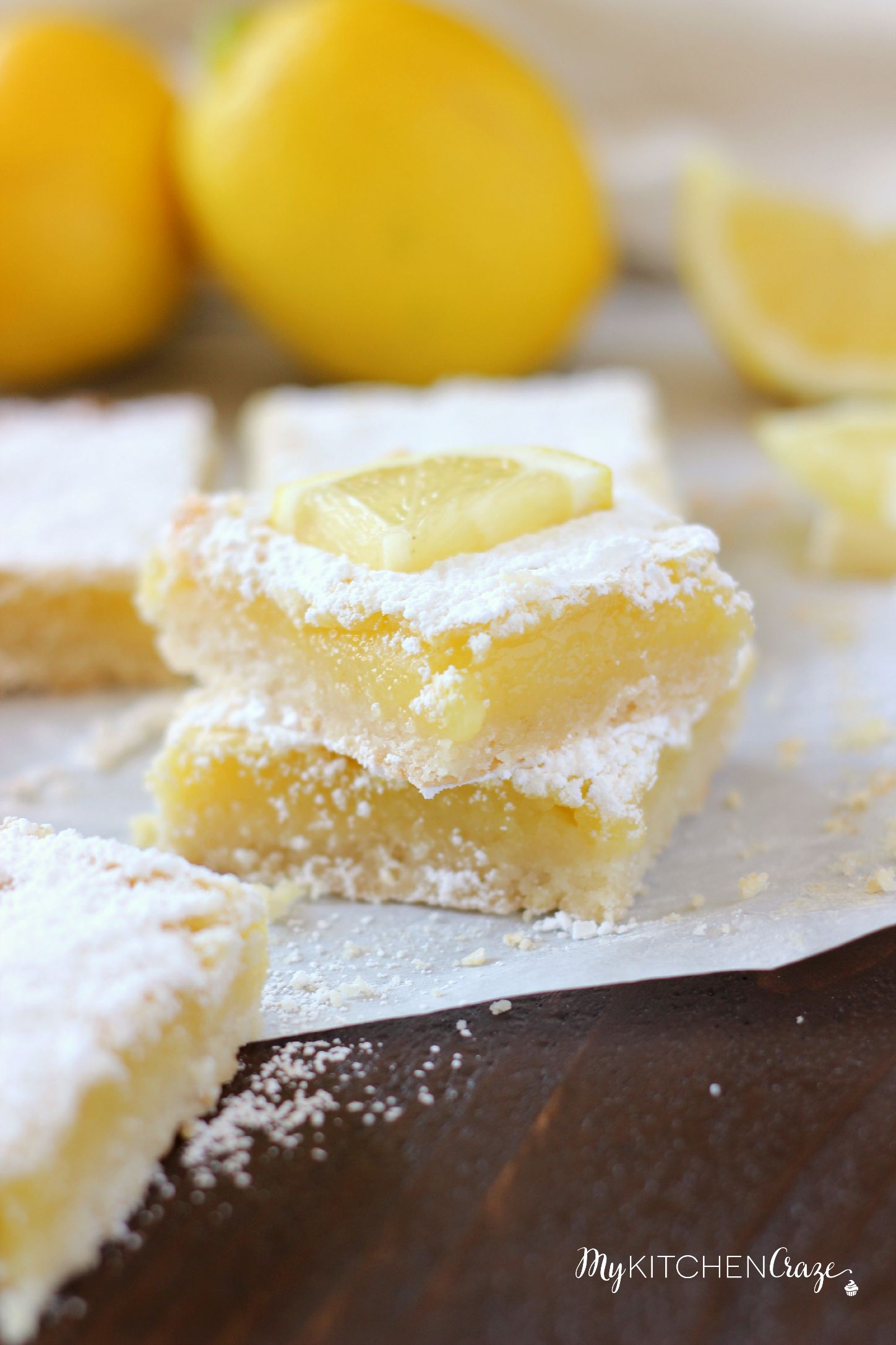 Lemon Bars ~ mykitchencraze.com