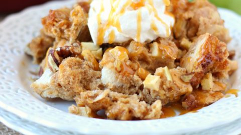 Caramel Apple Bread Pudding My Kitchen Craze