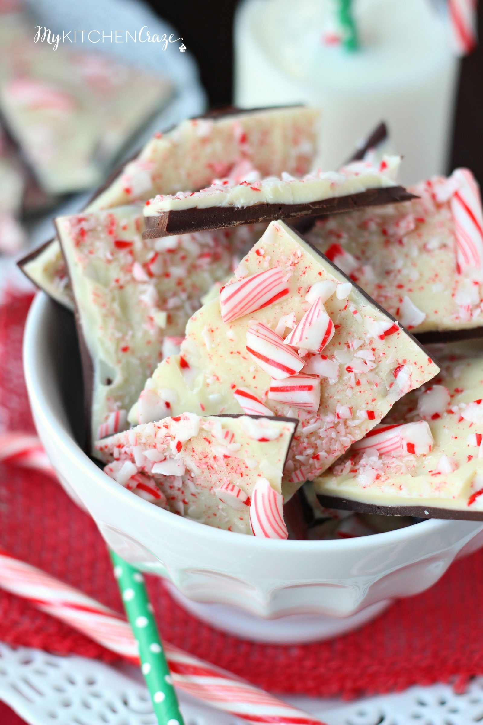 Easy Peppermint Bark My Kitchen Craze 