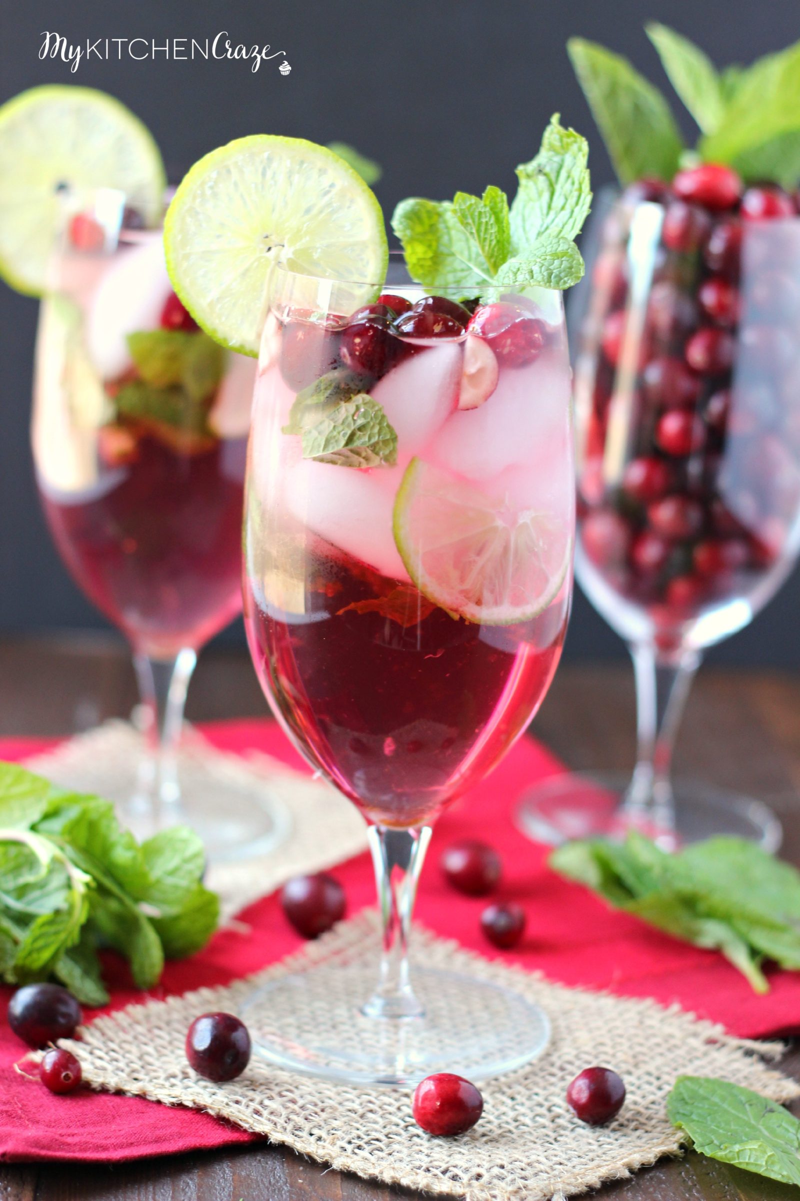 Cranberry Mojito - My Kitchen Craze