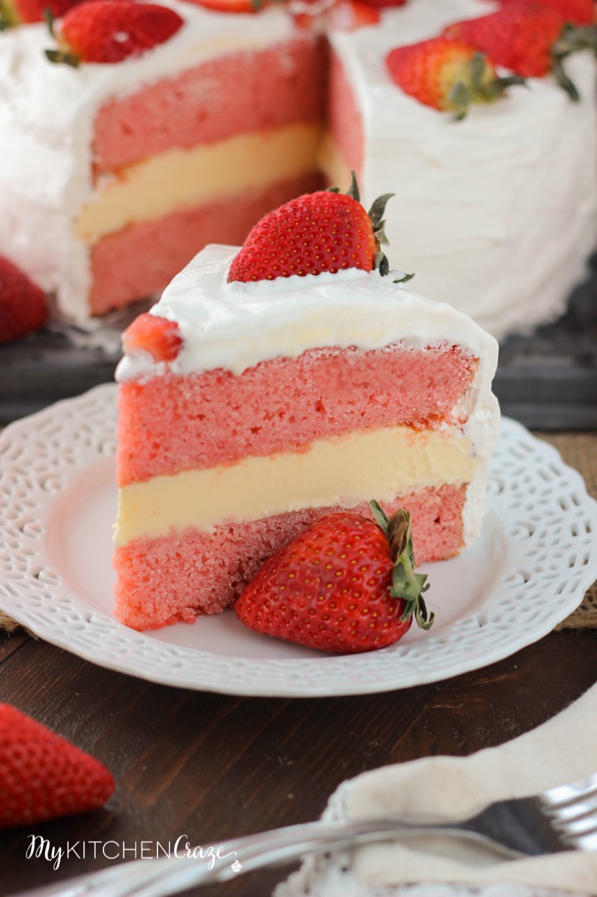 Strawberry Ice Cream Cake My Kitchen Craze