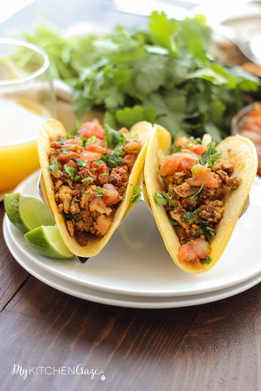 Chorizo Breakfast Tacos ~ mykitchencraze.com