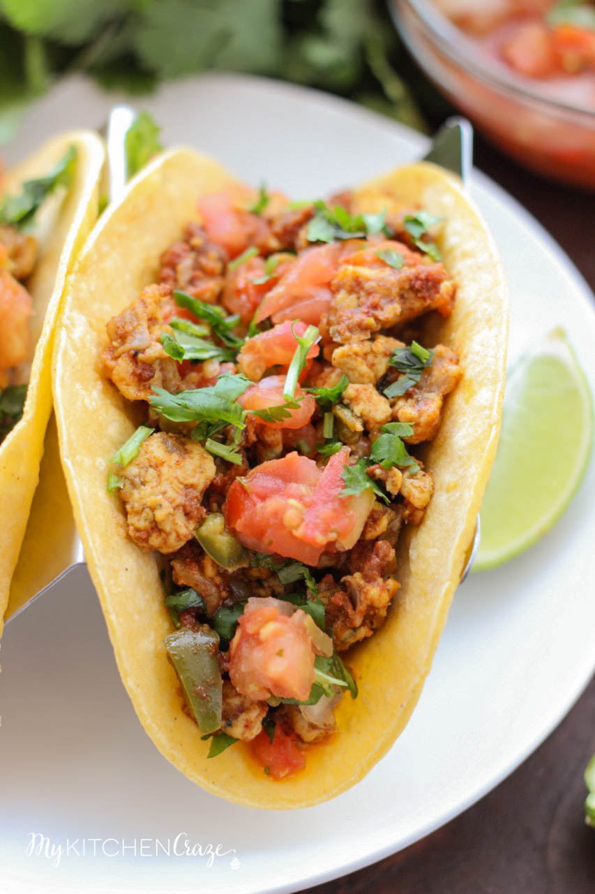 Chorizo Breakfast Tacos ~ mykitchencraze.com