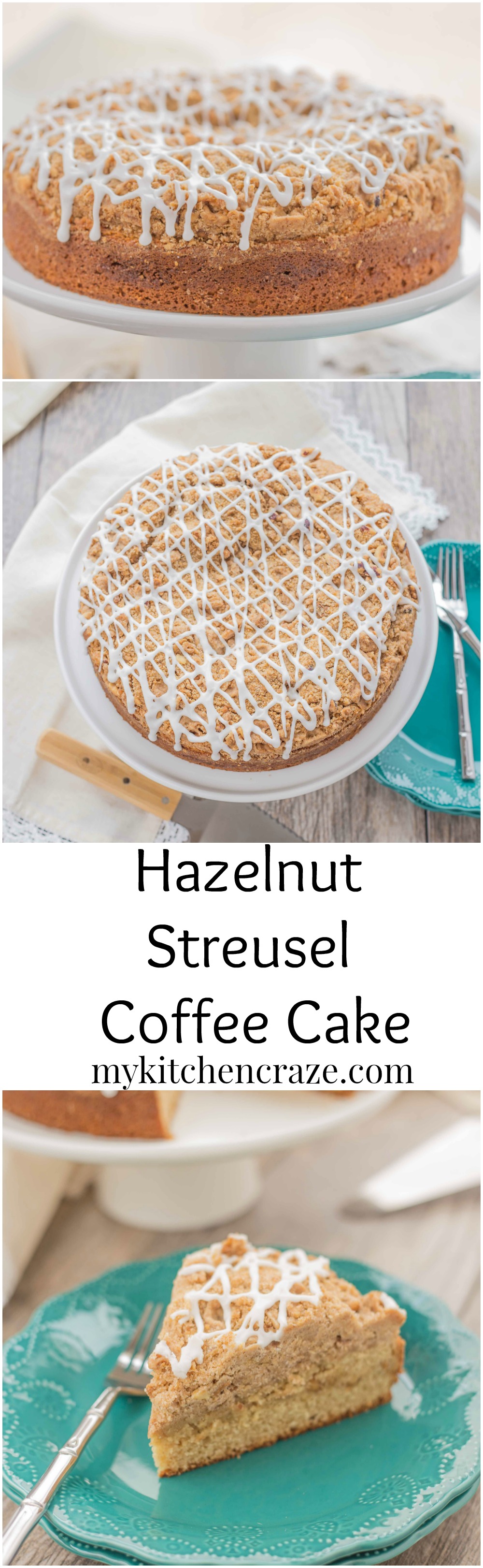 Hazelnut Streusel Coffee Cake ~ mykitchencraze.com