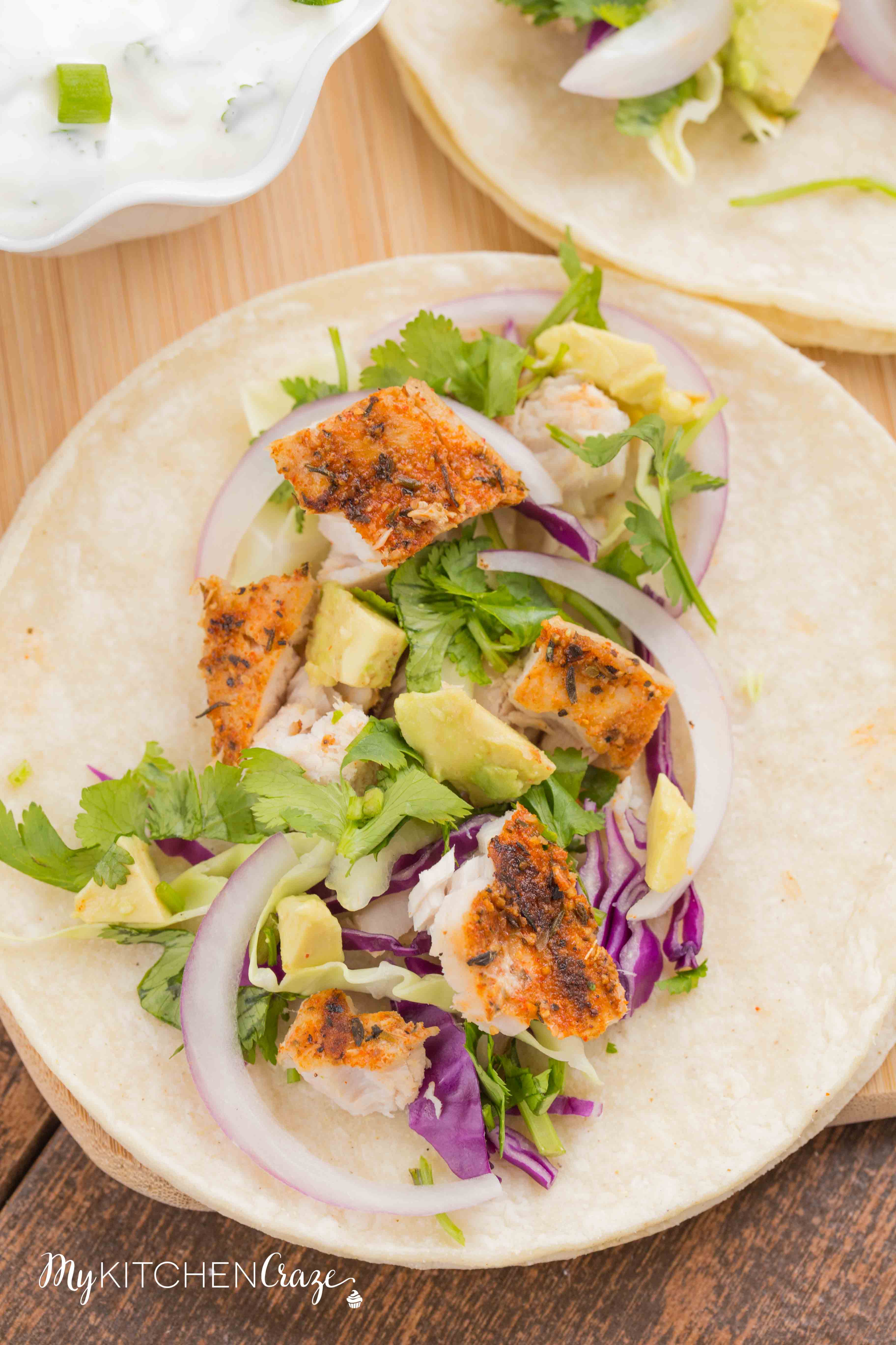 Blackened Mahi Mahi Fish Tacos My Kitchen Craze