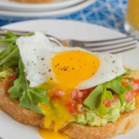 Bruschetta Egg Avocado Toast - My Kitchen Craze