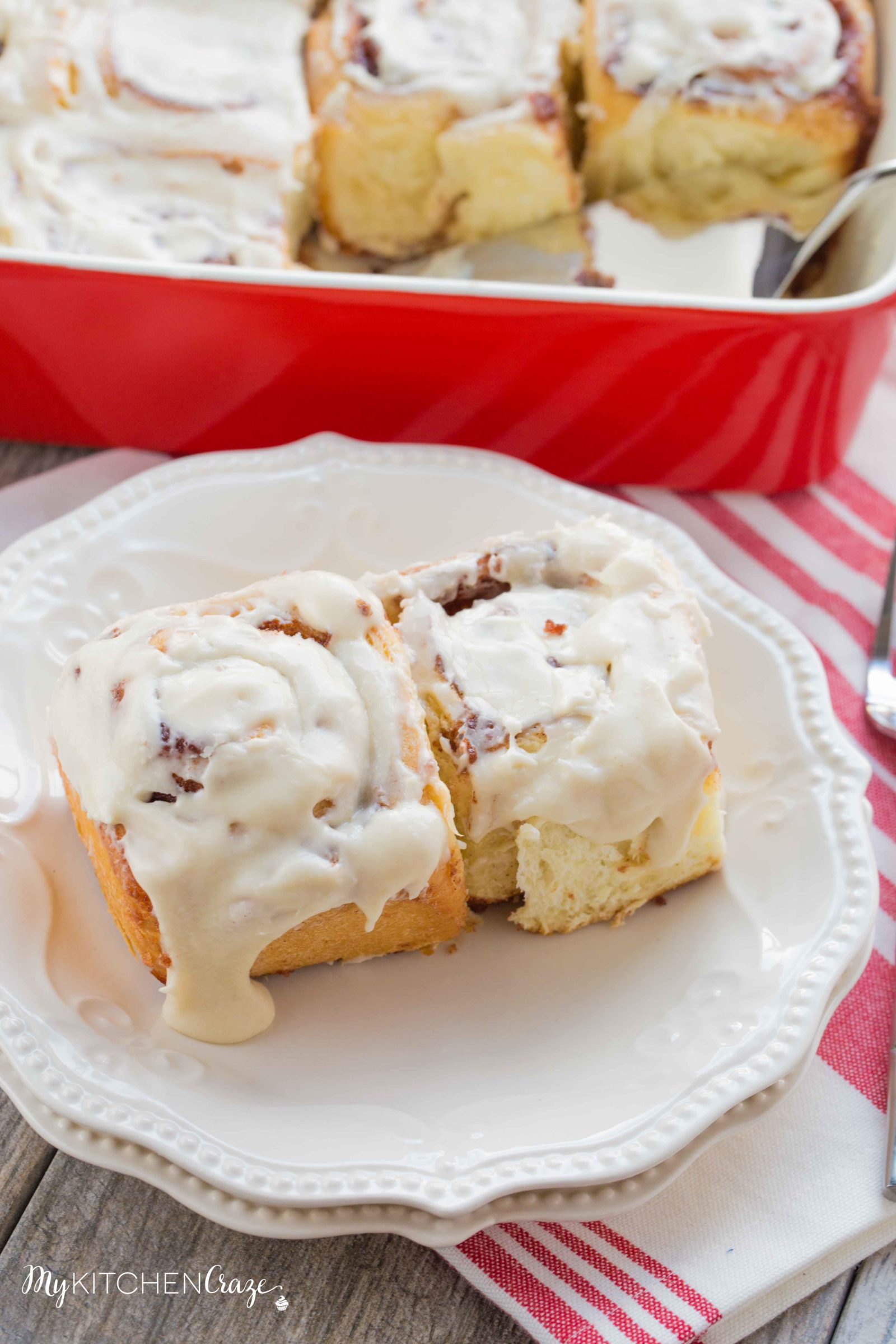 Classic Cinnamon Rolls ~ mykitchencraze.com ~ Wake up to the smell of a delicious moist cinnamon roll! Be sure to grab that cup of coffee.