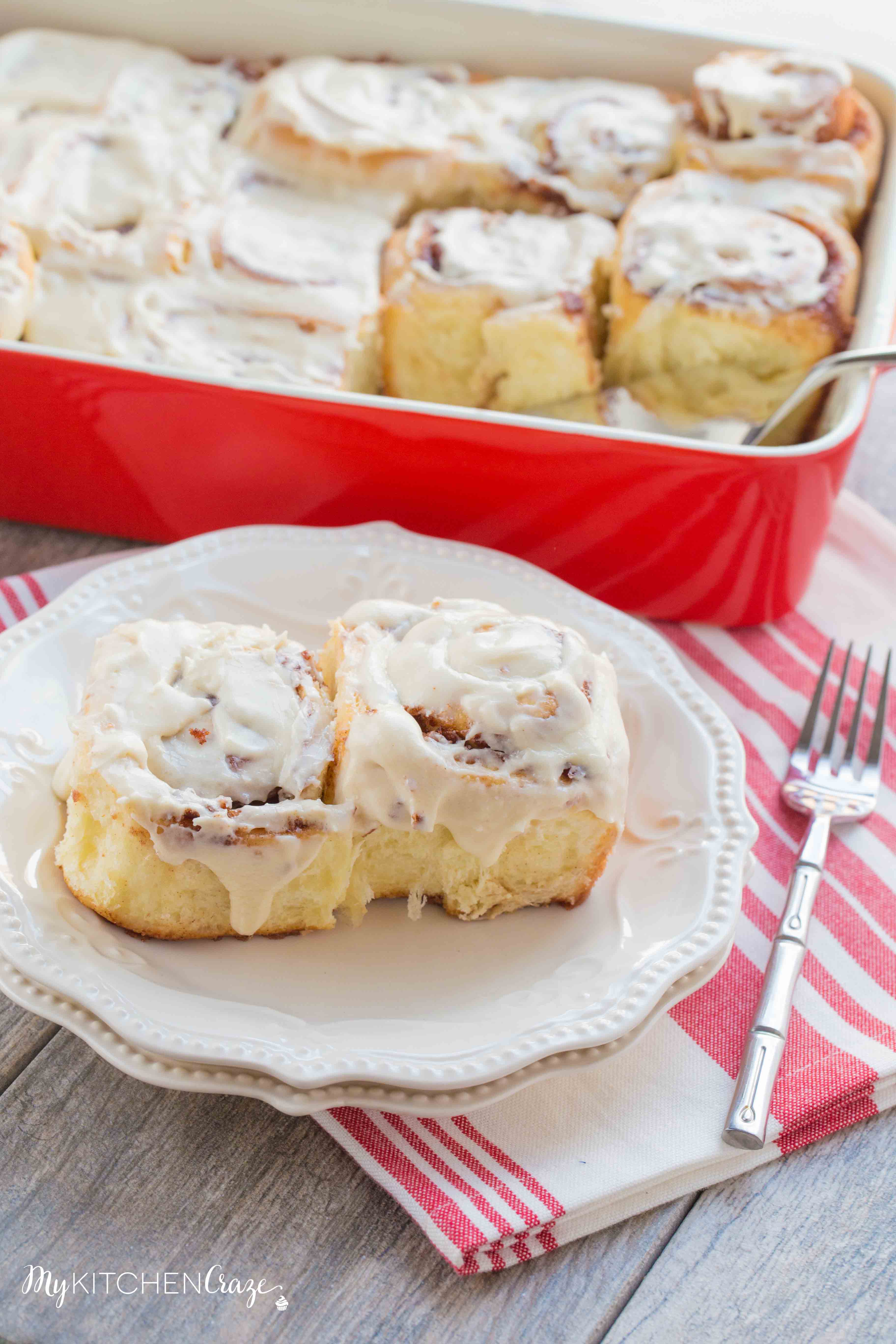 Classic Cinnamon Rolls ~ mykitchencraze.com ~ Wake up to the smell of a delicious moist cinnamon roll! Be sure to grab that cup of coffee.