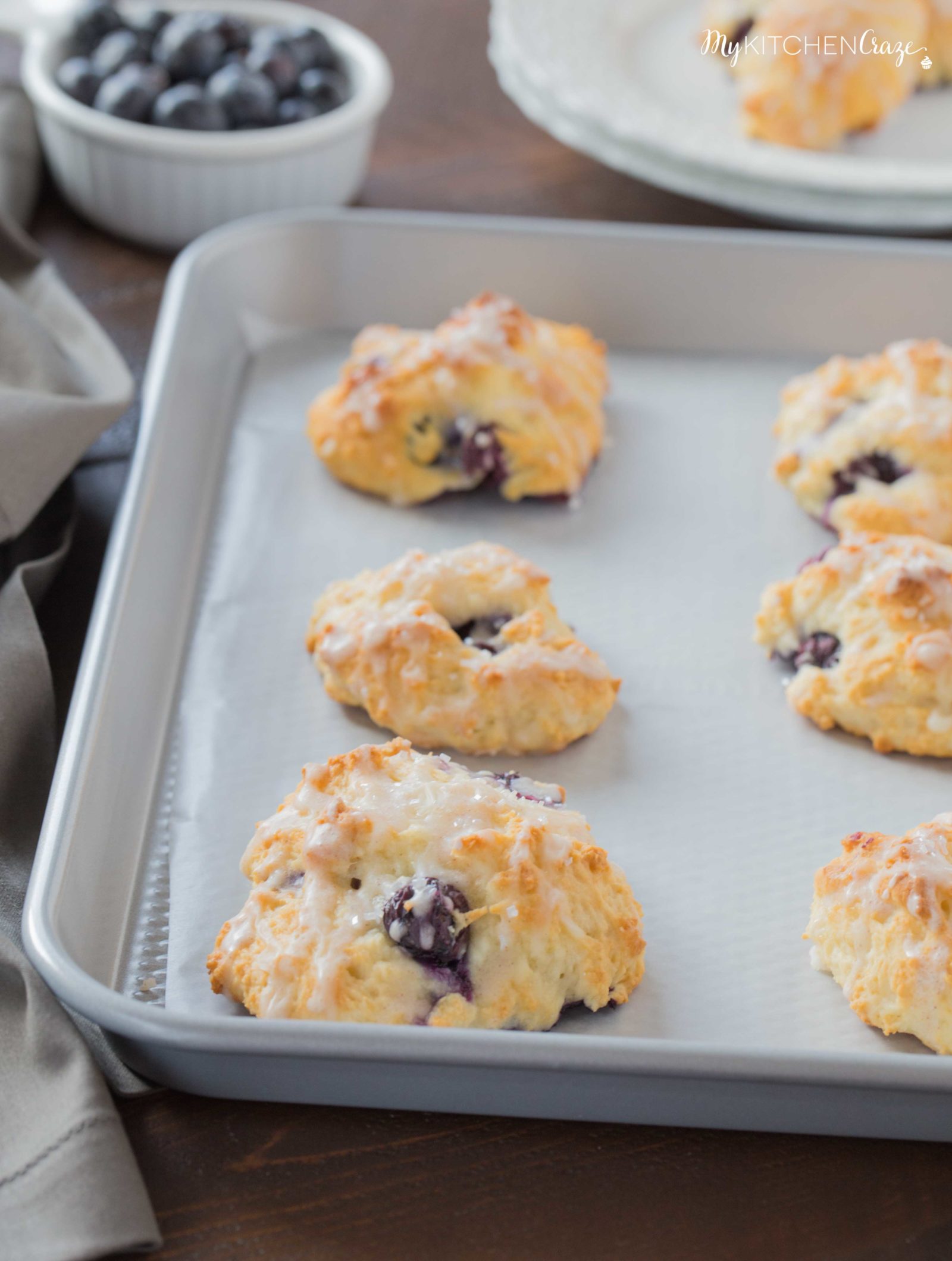 Blueberry Scuffins ~ mykitchencraze .com ~ They're not scones or muffins, but Scuffins. Enjoy these moist and delicious Blueberry Scuffins with a cup of coffee and/or tea.