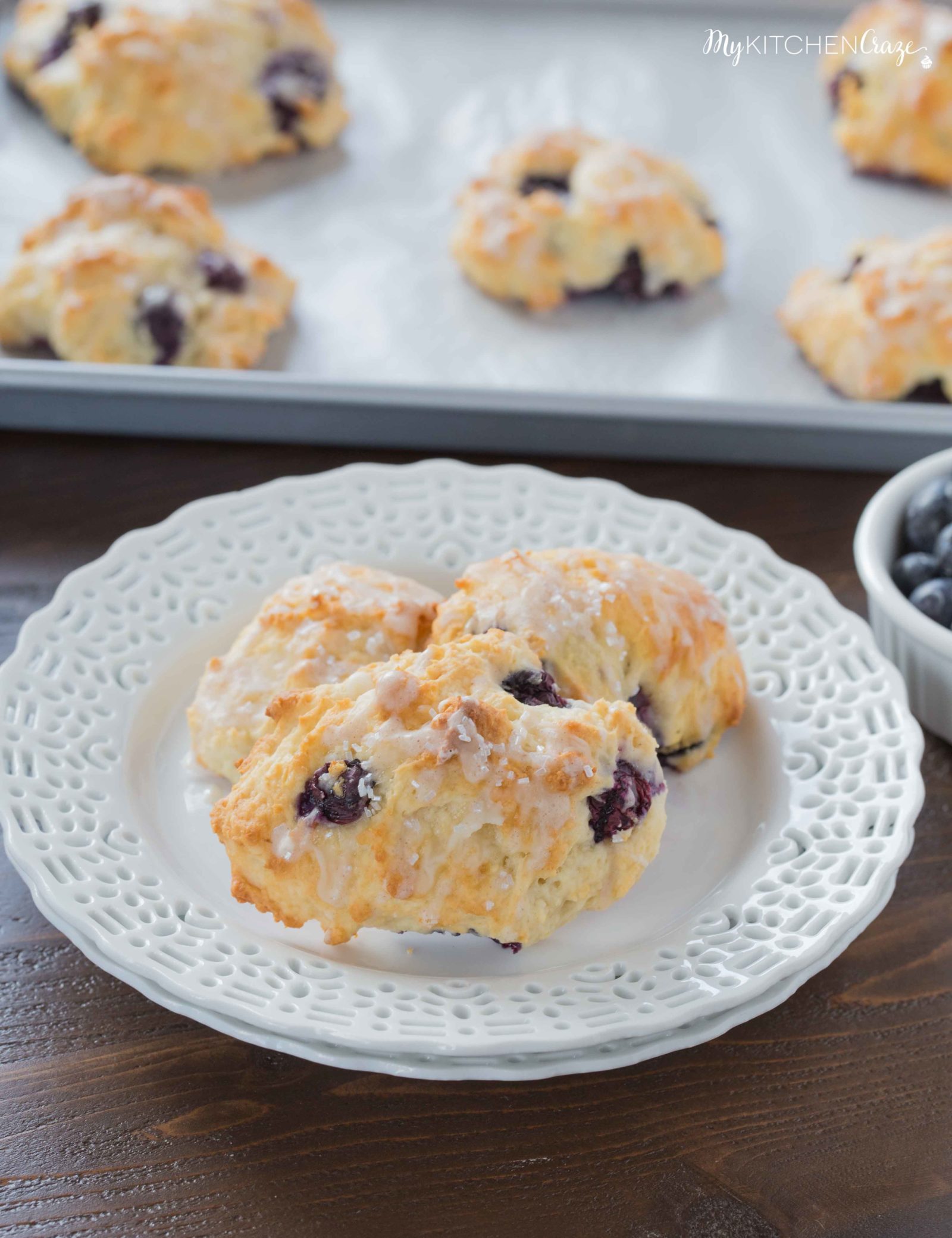 Blueberry Scuffins ~ mykitchencraze .com ~ They're not scones or muffins, but Scuffins. Enjoy these moist and delicious Blueberry Scuffins with a cup of coffee and/or tea.