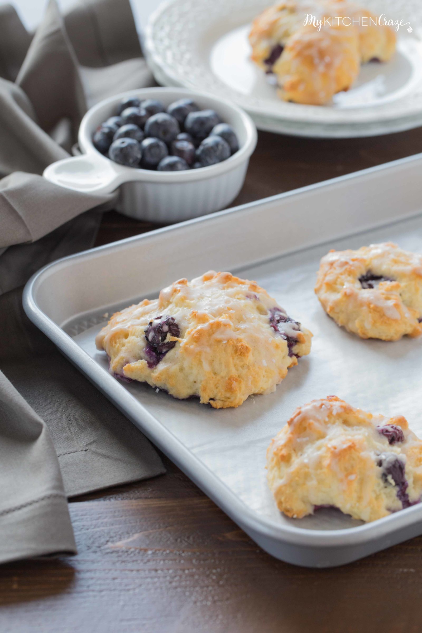 Blueberry Scuffins ~ mykitchencraze .com ~ They're not scones or muffins, but Scuffins. Enjoy these moist and delicious Blueberry Scuffins with a cup of coffee and/or tea.