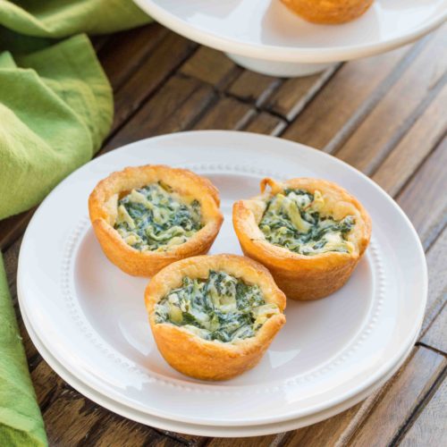 Spinach Artichoke Cups - My Kitchen Craze