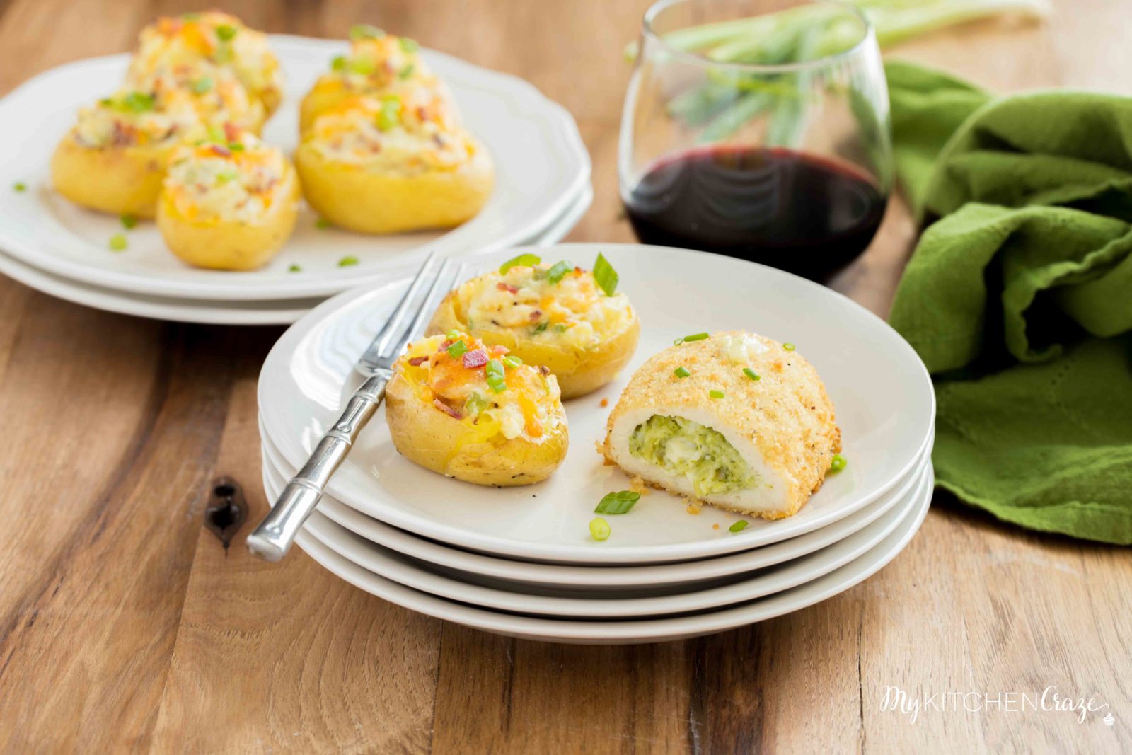 Mini Twice Baked Potatoes ~ Potatoes baked to perfection then loaded with bacon, green onions and cheese. All the yummy things you need for a side! These mini twice baked potatoes are the perfect side.