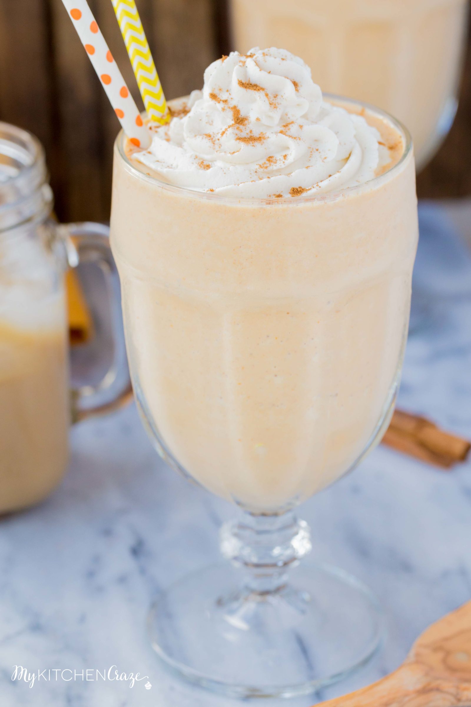 Pumpkin Spice Milkshake - My Kitchen Craze